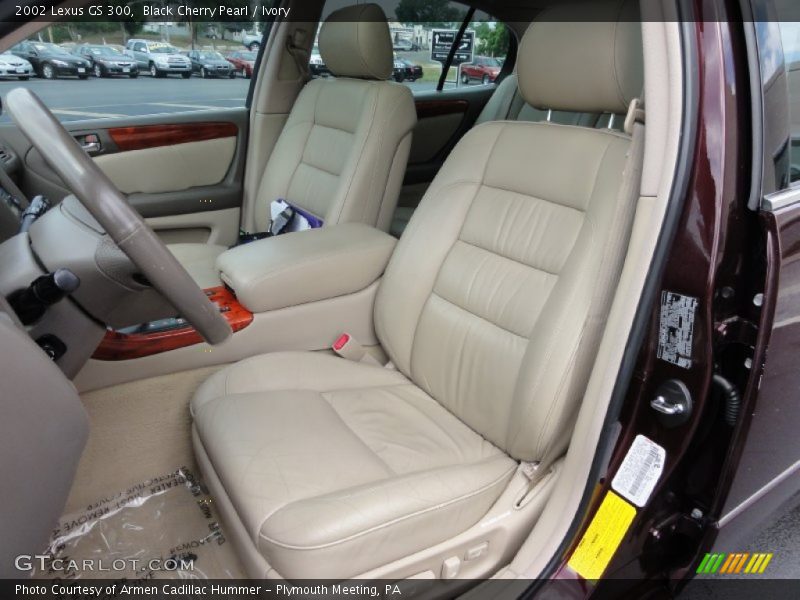 Black Cherry Pearl / Ivory 2002 Lexus GS 300