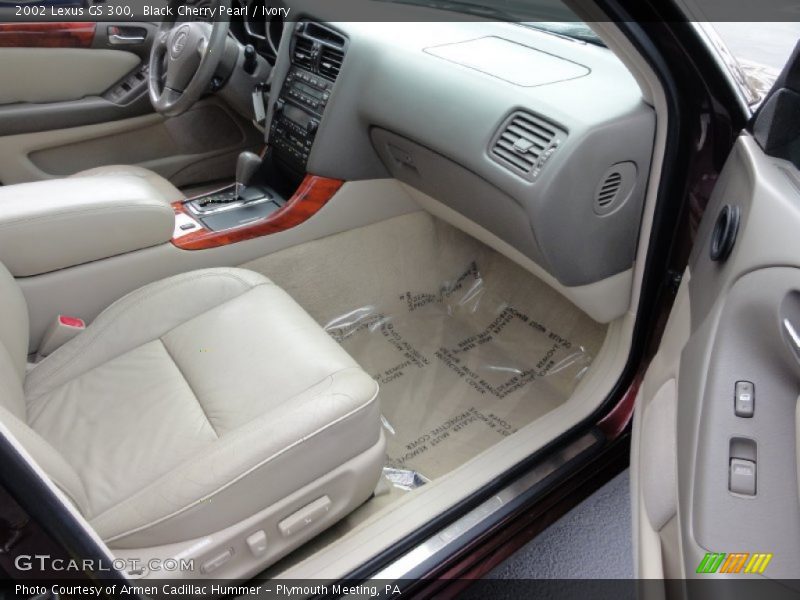Black Cherry Pearl / Ivory 2002 Lexus GS 300