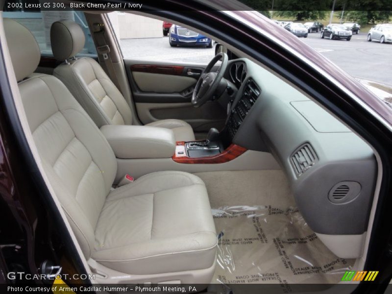 Black Cherry Pearl / Ivory 2002 Lexus GS 300