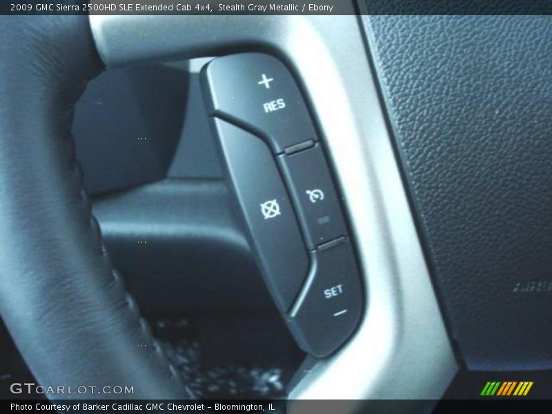 Stealth Gray Metallic / Ebony 2009 GMC Sierra 2500HD SLE Extended Cab 4x4