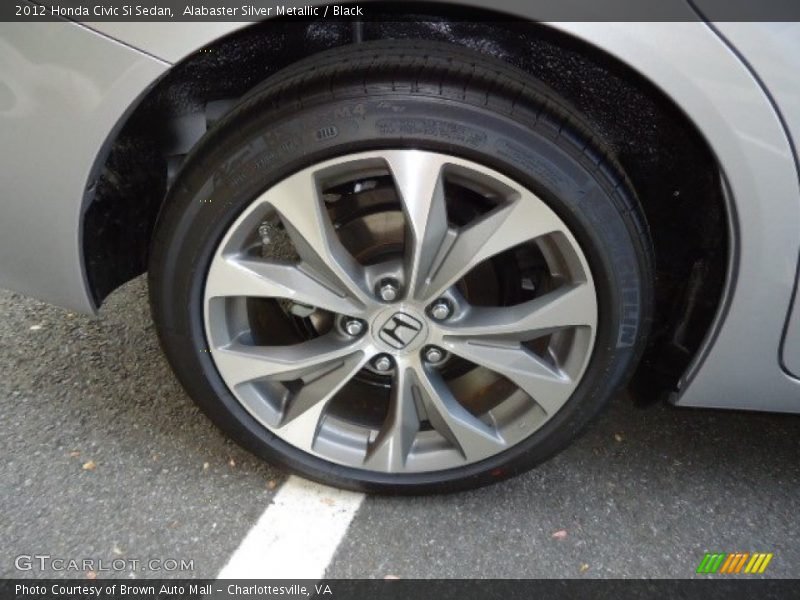 Alabaster Silver Metallic / Black 2012 Honda Civic Si Sedan