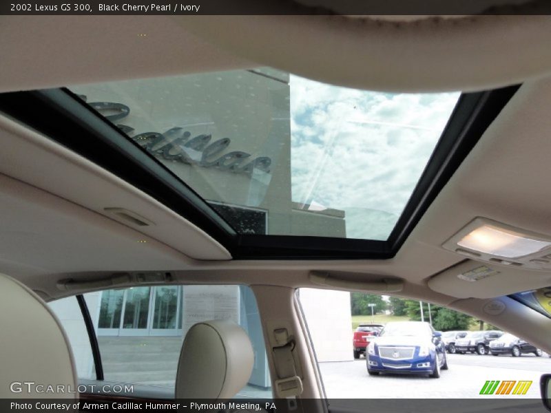 Black Cherry Pearl / Ivory 2002 Lexus GS 300