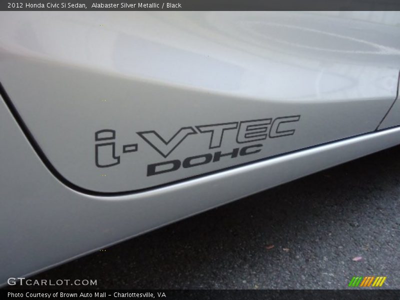Alabaster Silver Metallic / Black 2012 Honda Civic Si Sedan