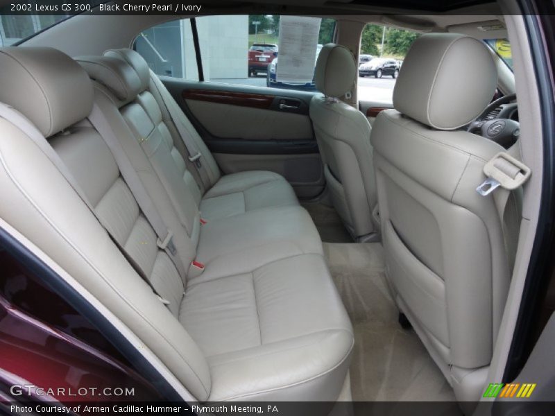 Black Cherry Pearl / Ivory 2002 Lexus GS 300