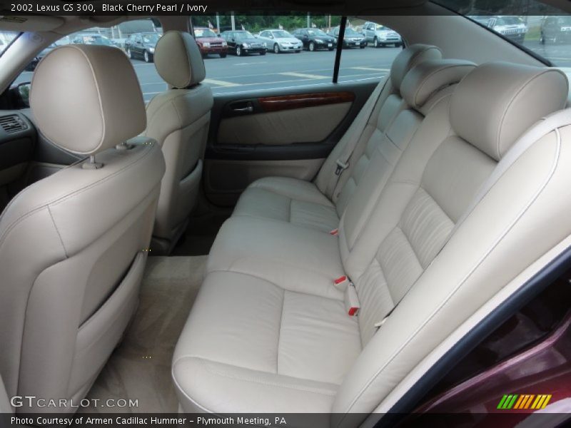 Black Cherry Pearl / Ivory 2002 Lexus GS 300