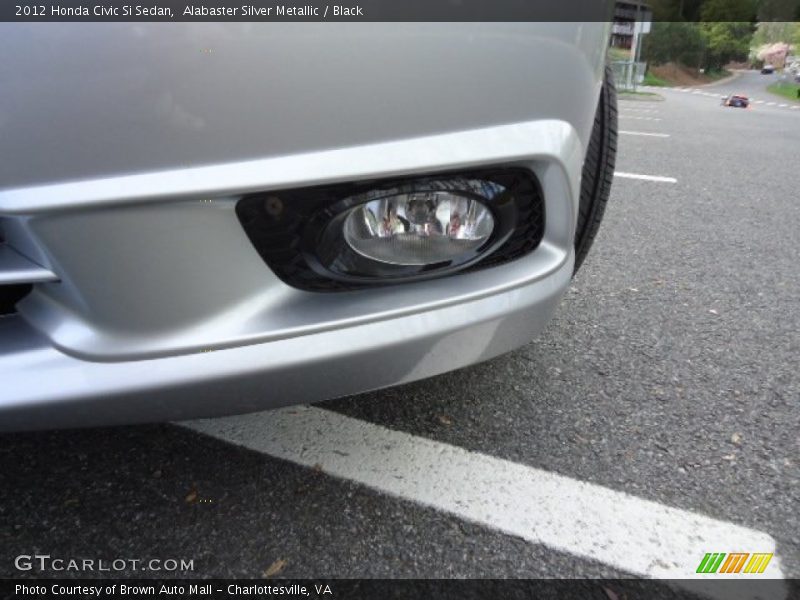 Alabaster Silver Metallic / Black 2012 Honda Civic Si Sedan