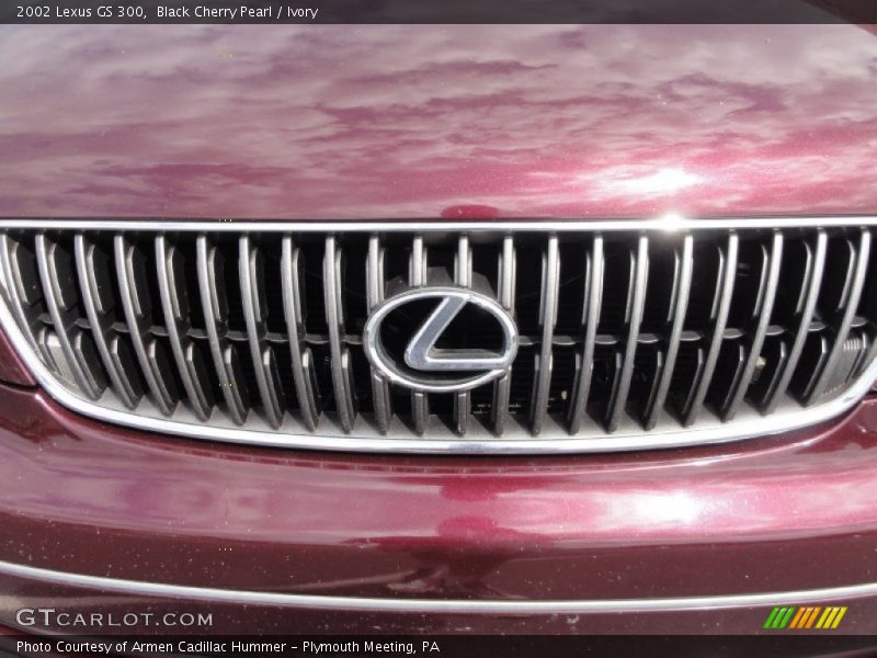 Black Cherry Pearl / Ivory 2002 Lexus GS 300