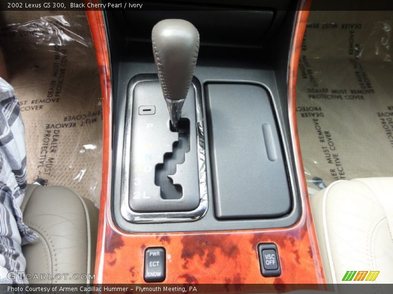 Black Cherry Pearl / Ivory 2002 Lexus GS 300