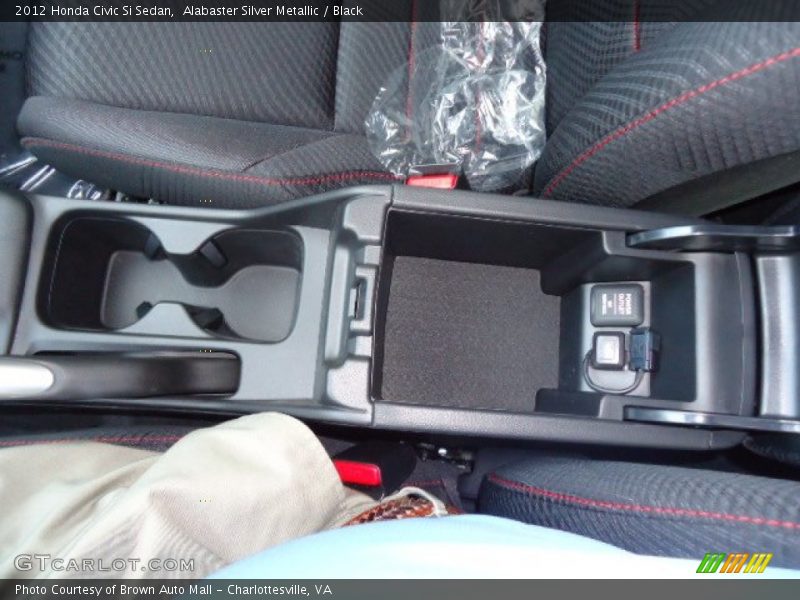 Alabaster Silver Metallic / Black 2012 Honda Civic Si Sedan