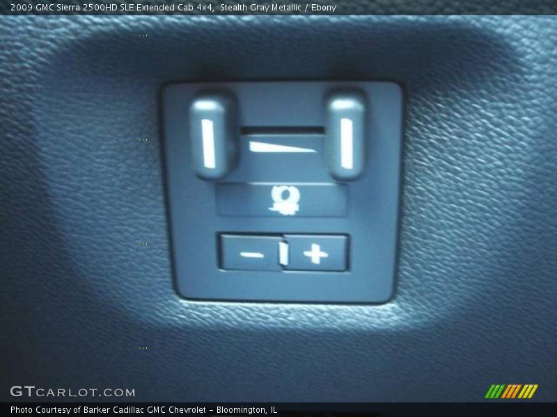 Stealth Gray Metallic / Ebony 2009 GMC Sierra 2500HD SLE Extended Cab 4x4