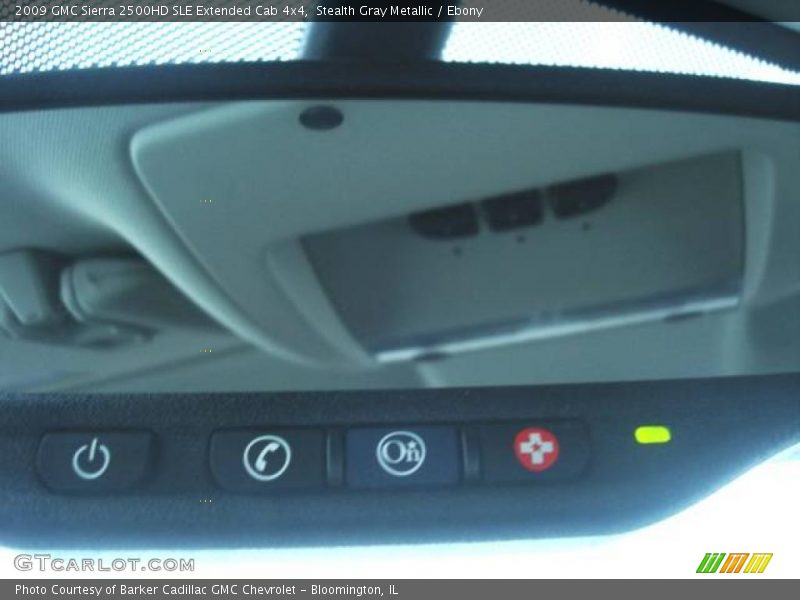 Stealth Gray Metallic / Ebony 2009 GMC Sierra 2500HD SLE Extended Cab 4x4