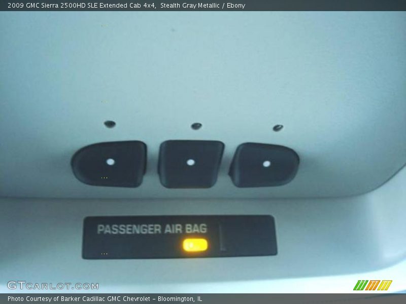 Stealth Gray Metallic / Ebony 2009 GMC Sierra 2500HD SLE Extended Cab 4x4
