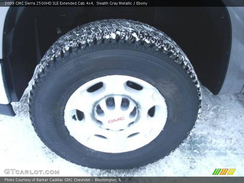 Stealth Gray Metallic / Ebony 2009 GMC Sierra 2500HD SLE Extended Cab 4x4
