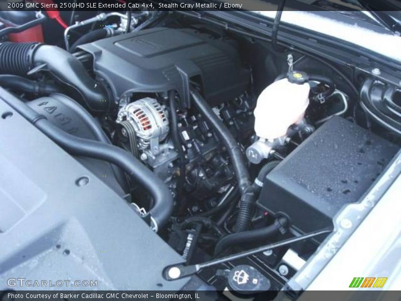 Stealth Gray Metallic / Ebony 2009 GMC Sierra 2500HD SLE Extended Cab 4x4