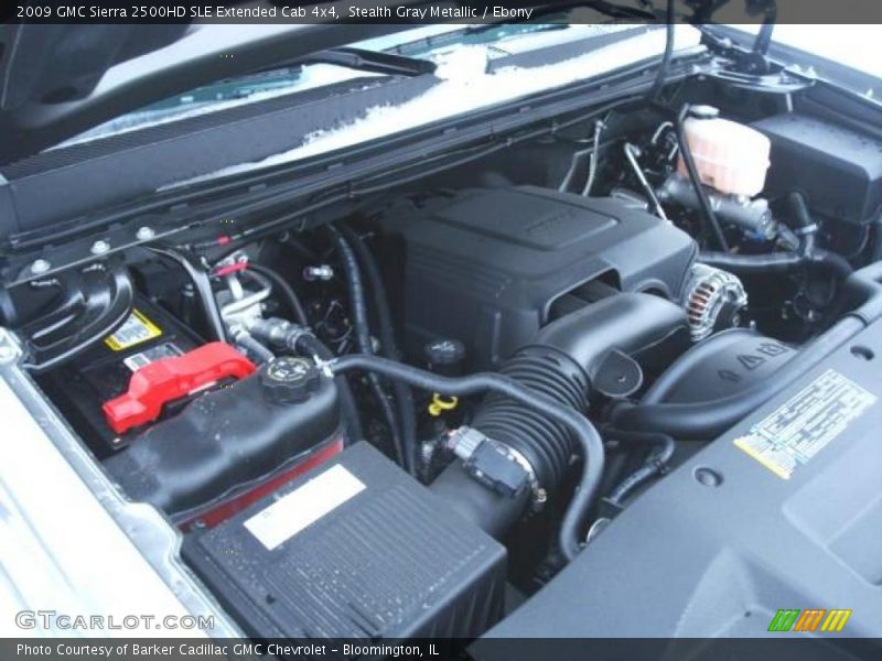 Stealth Gray Metallic / Ebony 2009 GMC Sierra 2500HD SLE Extended Cab 4x4