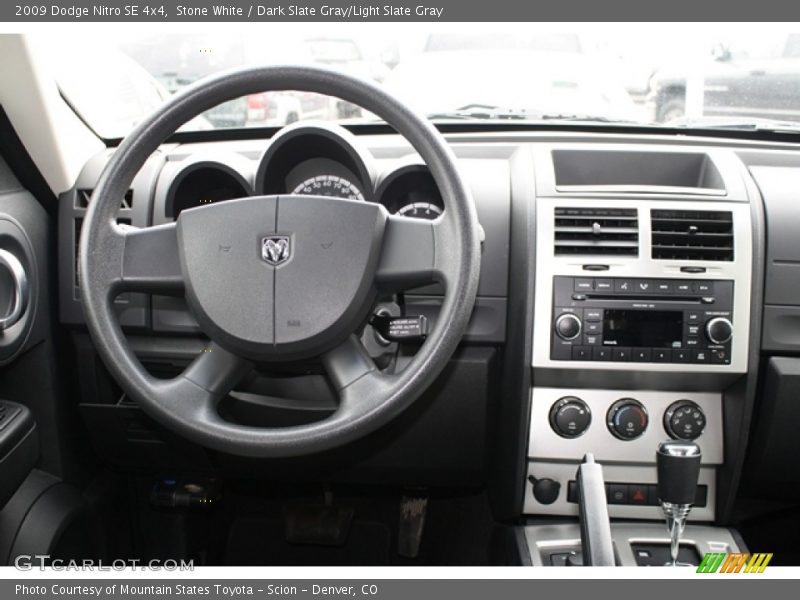 Stone White / Dark Slate Gray/Light Slate Gray 2009 Dodge Nitro SE 4x4