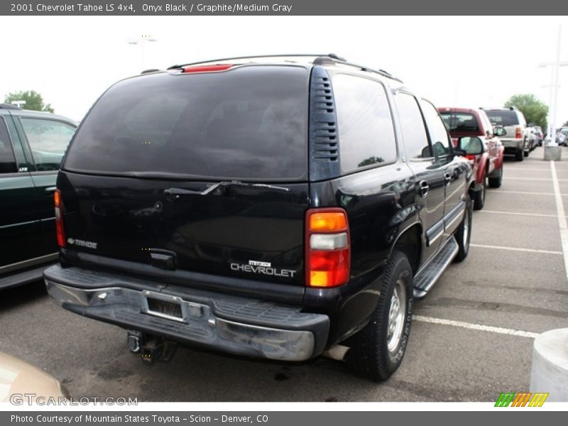 Onyx Black / Graphite/Medium Gray 2001 Chevrolet Tahoe LS 4x4