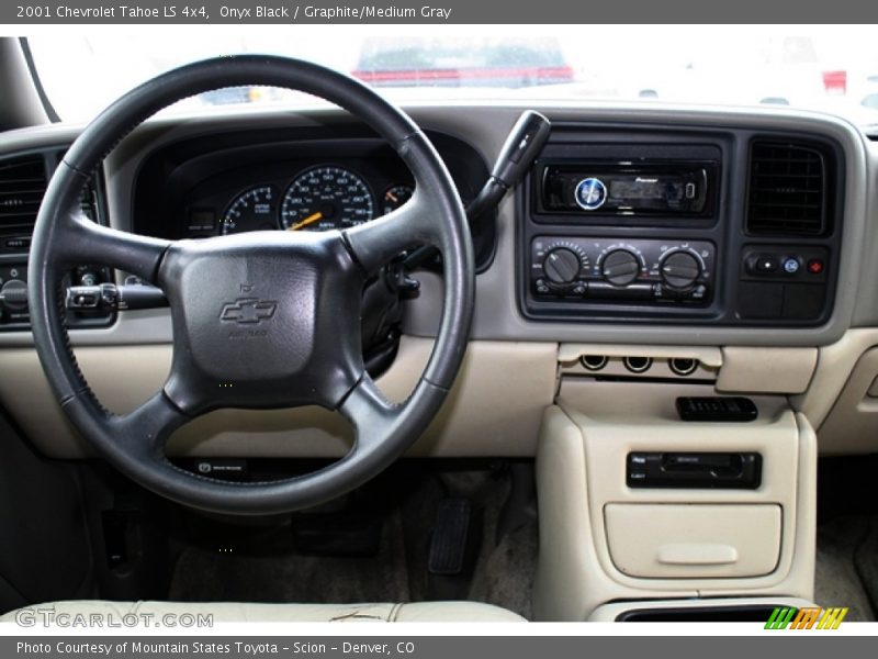 Onyx Black / Graphite/Medium Gray 2001 Chevrolet Tahoe LS 4x4