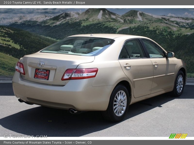 Sandy Beach Metallic / Bisque 2010 Toyota Camry LE V6