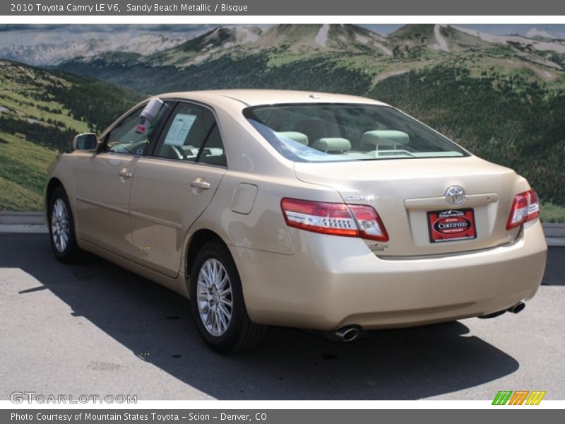 Sandy Beach Metallic / Bisque 2010 Toyota Camry LE V6