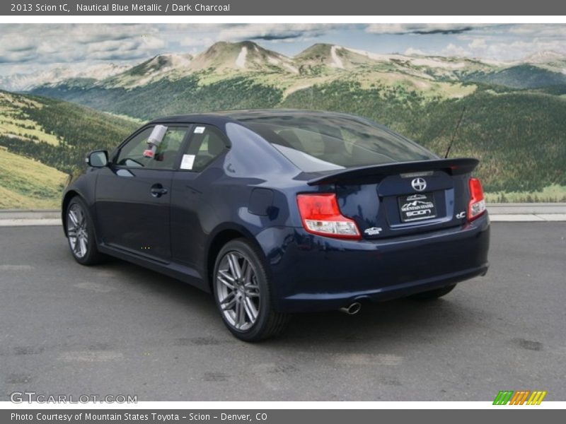 Nautical Blue Metallic / Dark Charcoal 2013 Scion tC