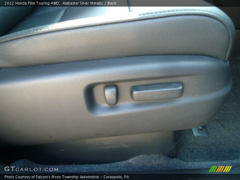 Alabaster Silver Metallic / Black 2012 Honda Pilot Touring 4WD