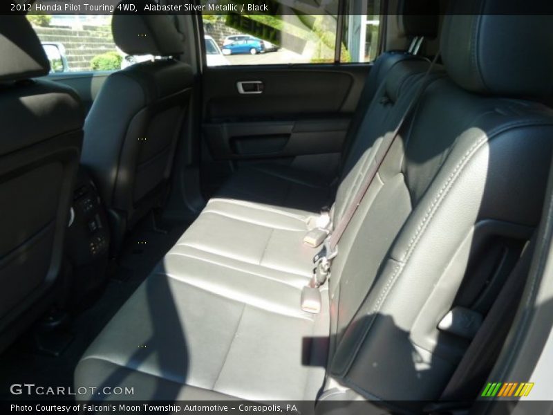 Alabaster Silver Metallic / Black 2012 Honda Pilot Touring 4WD