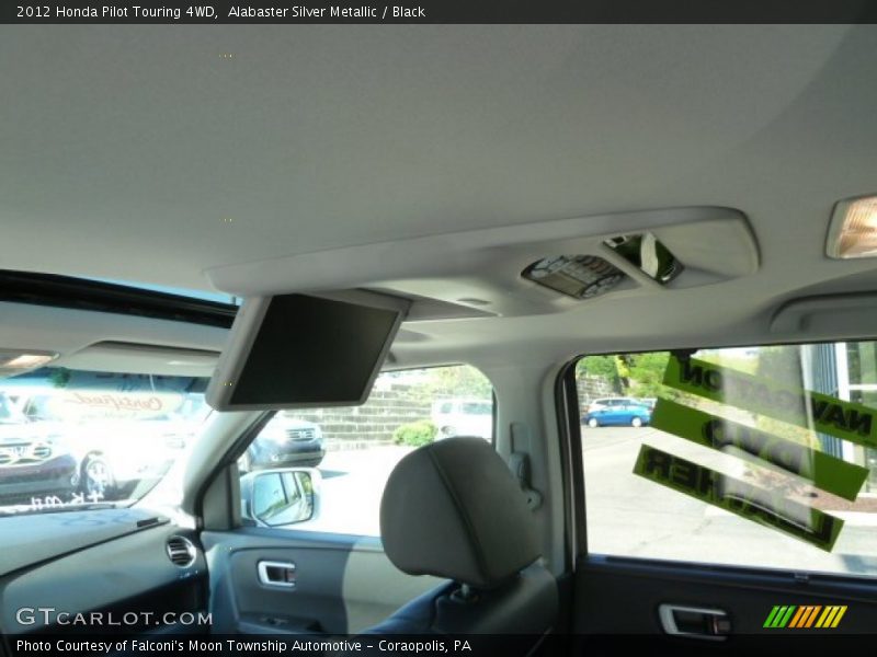 Alabaster Silver Metallic / Black 2012 Honda Pilot Touring 4WD