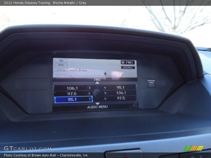 Mocha Metallic / Gray 2012 Honda Odyssey Touring