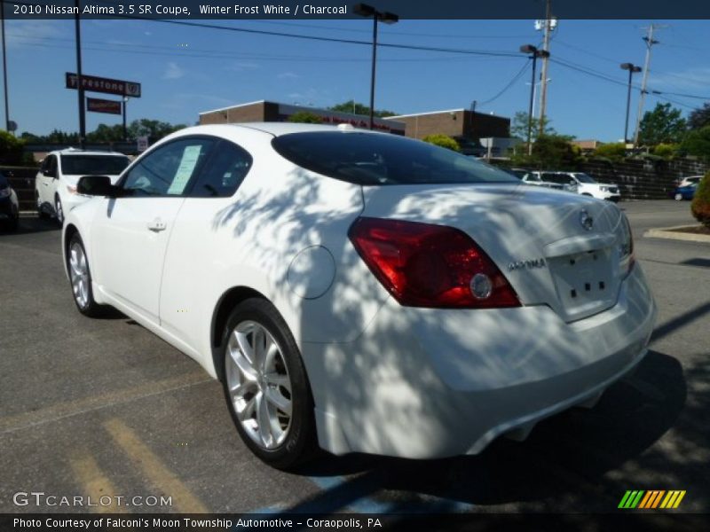 Winter Frost White / Charcoal 2010 Nissan Altima 3.5 SR Coupe