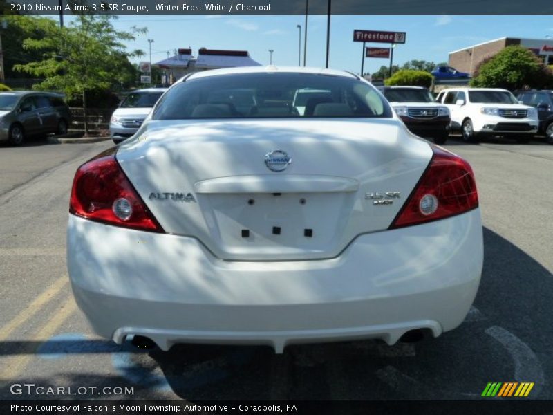 Winter Frost White / Charcoal 2010 Nissan Altima 3.5 SR Coupe