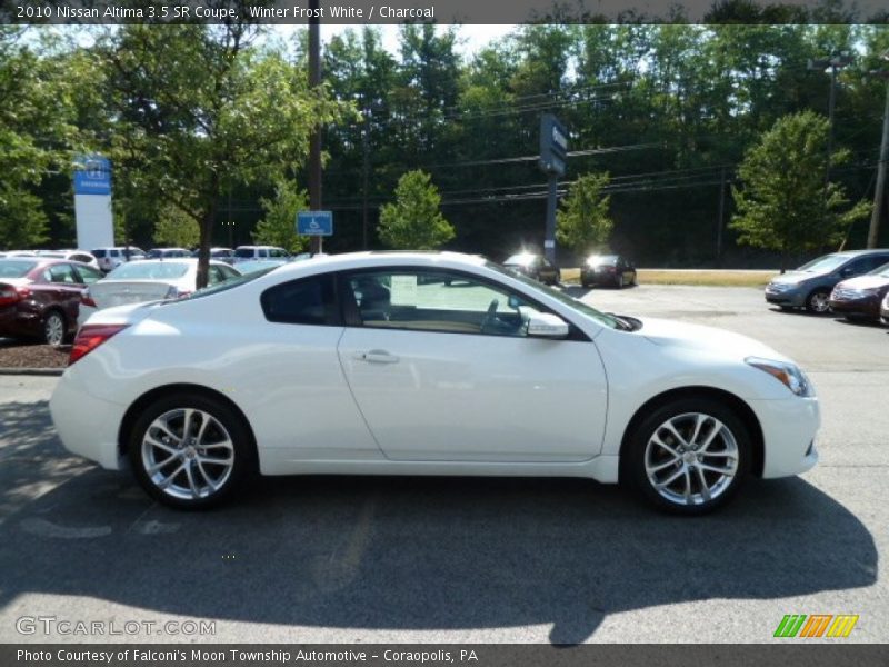 Winter Frost White / Charcoal 2010 Nissan Altima 3.5 SR Coupe