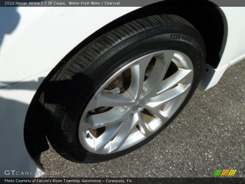 Winter Frost White / Charcoal 2010 Nissan Altima 3.5 SR Coupe