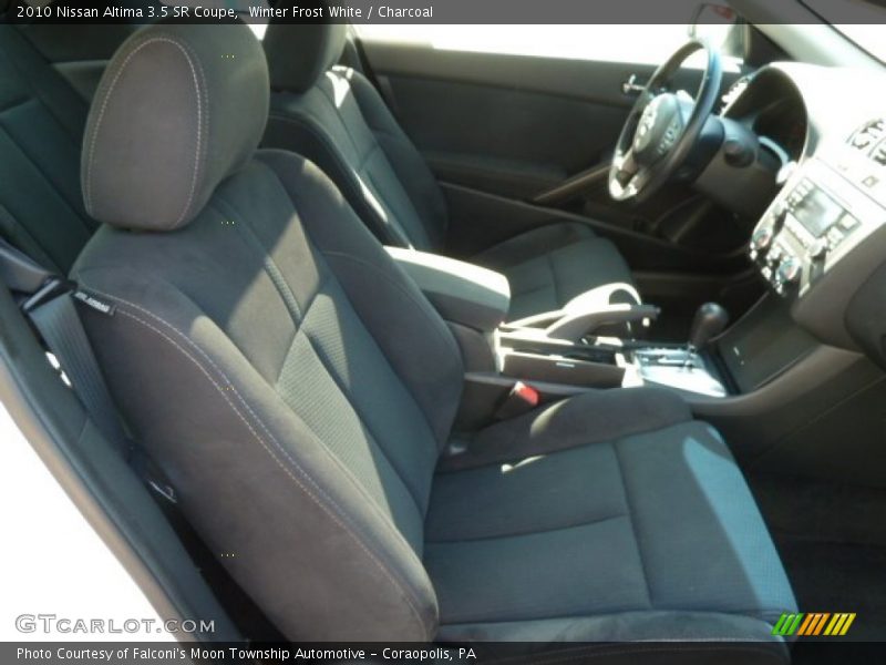 Winter Frost White / Charcoal 2010 Nissan Altima 3.5 SR Coupe