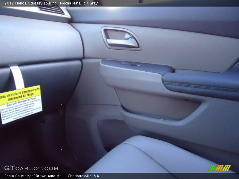 Mocha Metallic / Gray 2012 Honda Odyssey Touring
