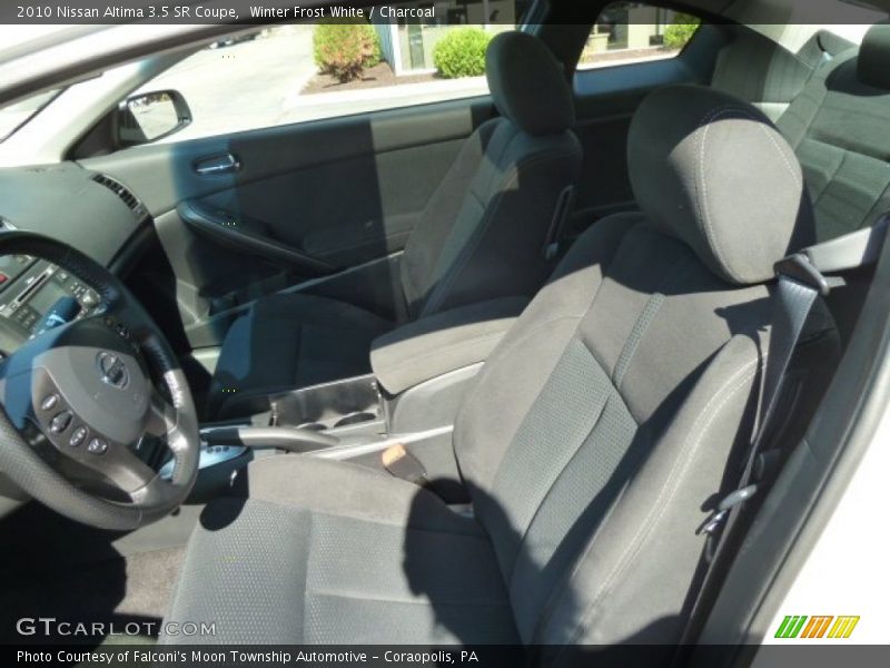 Winter Frost White / Charcoal 2010 Nissan Altima 3.5 SR Coupe