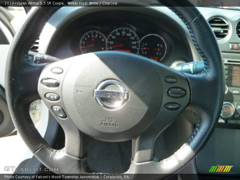 Winter Frost White / Charcoal 2010 Nissan Altima 3.5 SR Coupe
