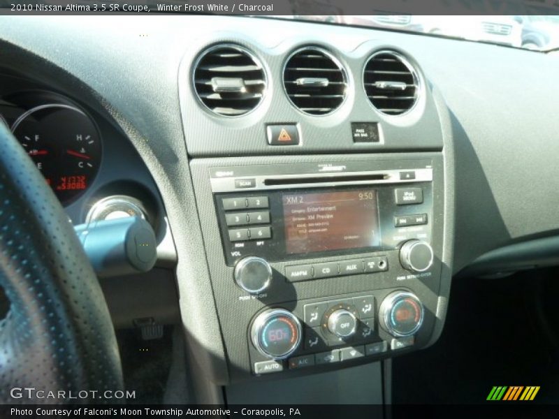 Winter Frost White / Charcoal 2010 Nissan Altima 3.5 SR Coupe