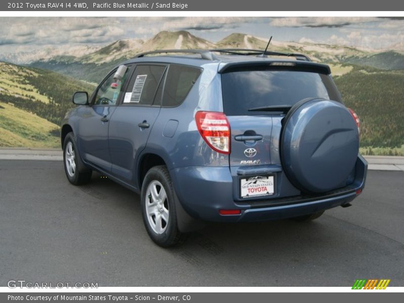 Pacific Blue Metallic / Sand Beige 2012 Toyota RAV4 I4 4WD