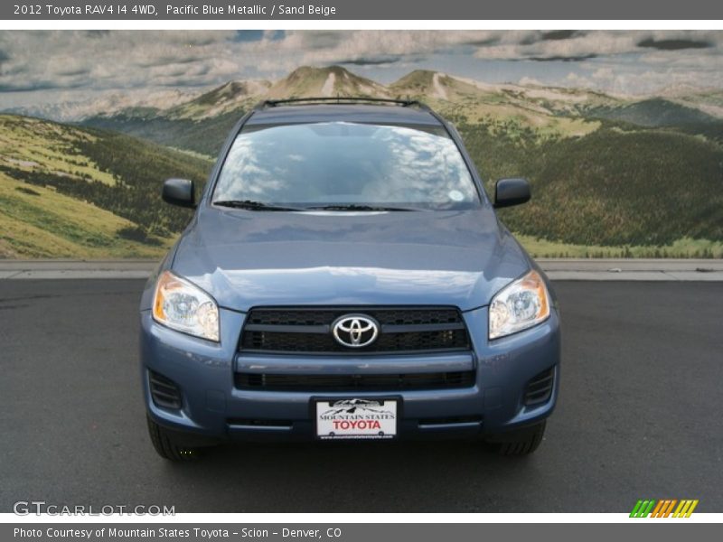 Pacific Blue Metallic / Sand Beige 2012 Toyota RAV4 I4 4WD