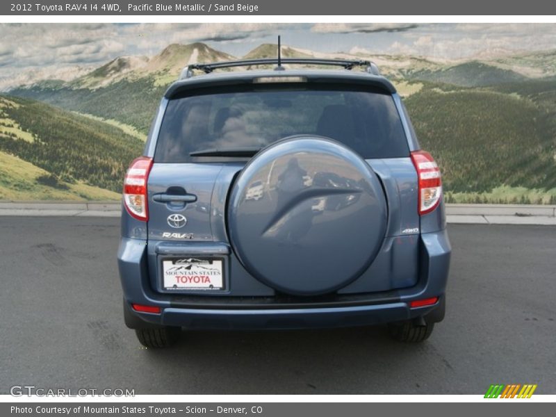 Pacific Blue Metallic / Sand Beige 2012 Toyota RAV4 I4 4WD