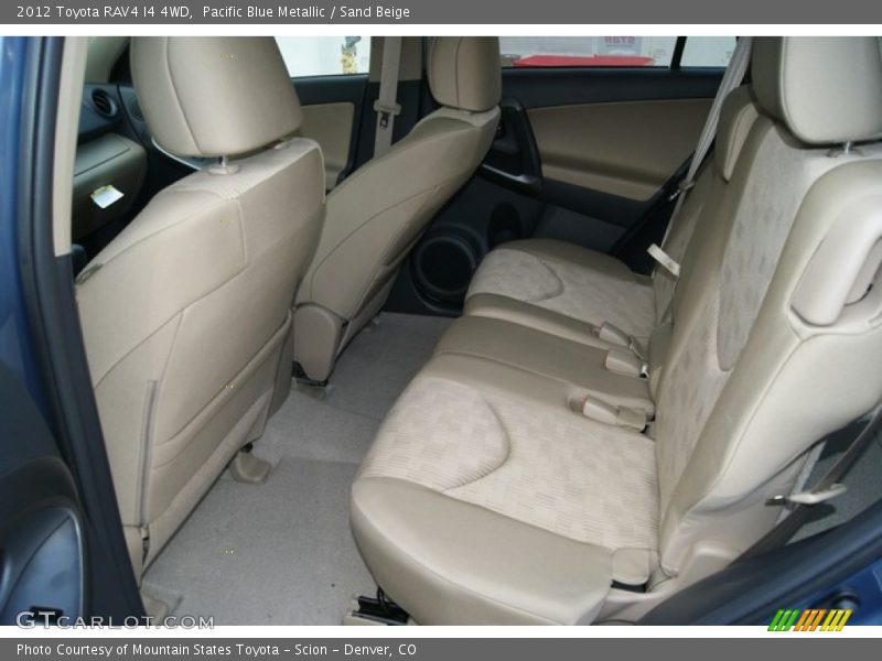Pacific Blue Metallic / Sand Beige 2012 Toyota RAV4 I4 4WD