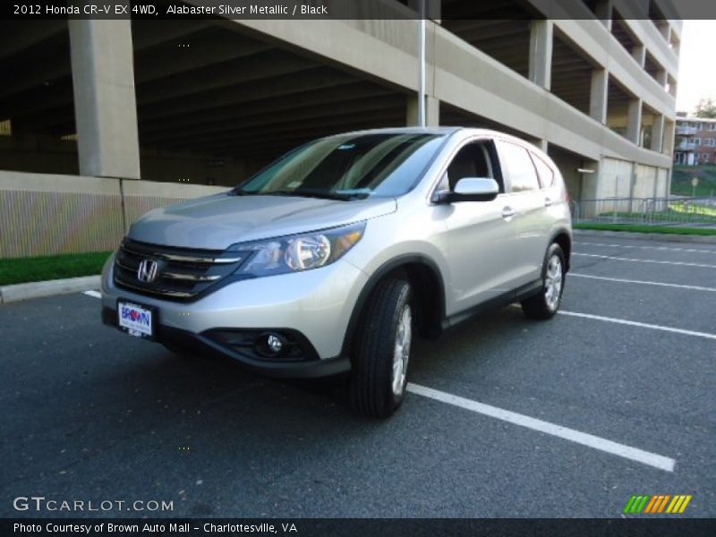 Alabaster Silver Metallic / Black 2012 Honda CR-V EX 4WD