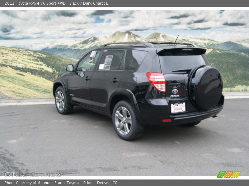 Black / Dark Charcoal 2012 Toyota RAV4 V6 Sport 4WD