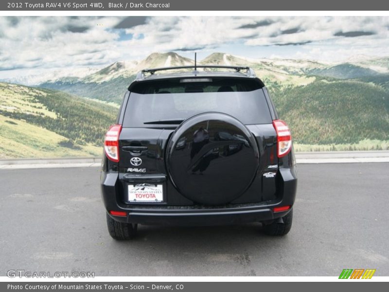 Black / Dark Charcoal 2012 Toyota RAV4 V6 Sport 4WD