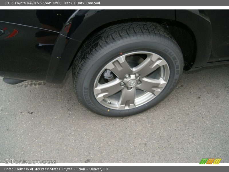 Black / Dark Charcoal 2012 Toyota RAV4 V6 Sport 4WD