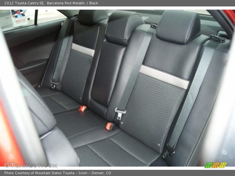 Barcelona Red Metallic / Black 2012 Toyota Camry SE