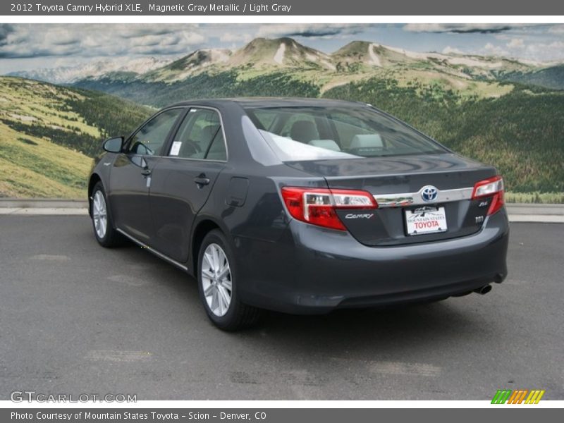 Magnetic Gray Metallic / Light Gray 2012 Toyota Camry Hybrid XLE