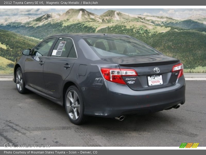 Magnetic Gray Metallic / Black/Ash 2012 Toyota Camry SE V6