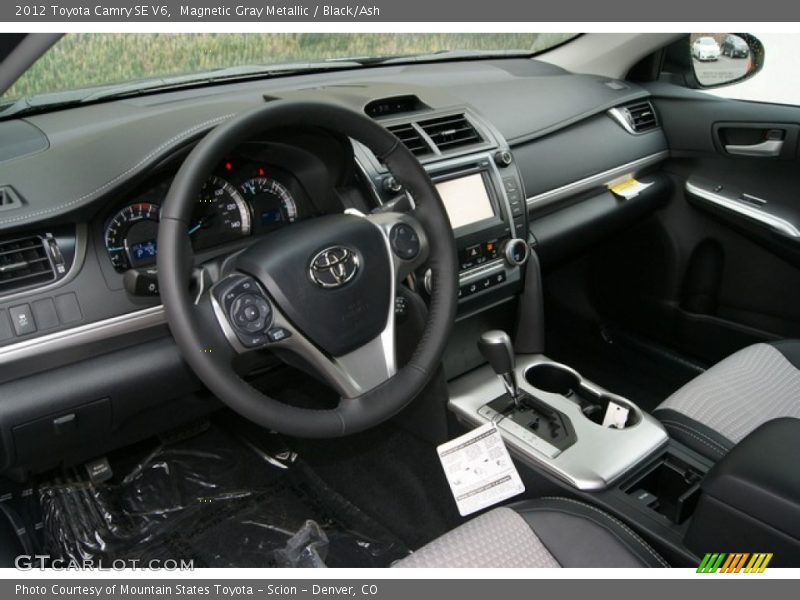 Magnetic Gray Metallic / Black/Ash 2012 Toyota Camry SE V6